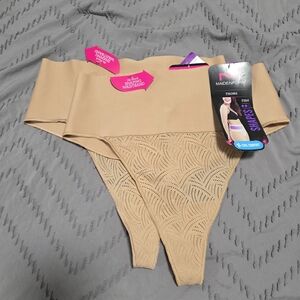 Maidenform Beige Shaping Thong - Pair Of 2